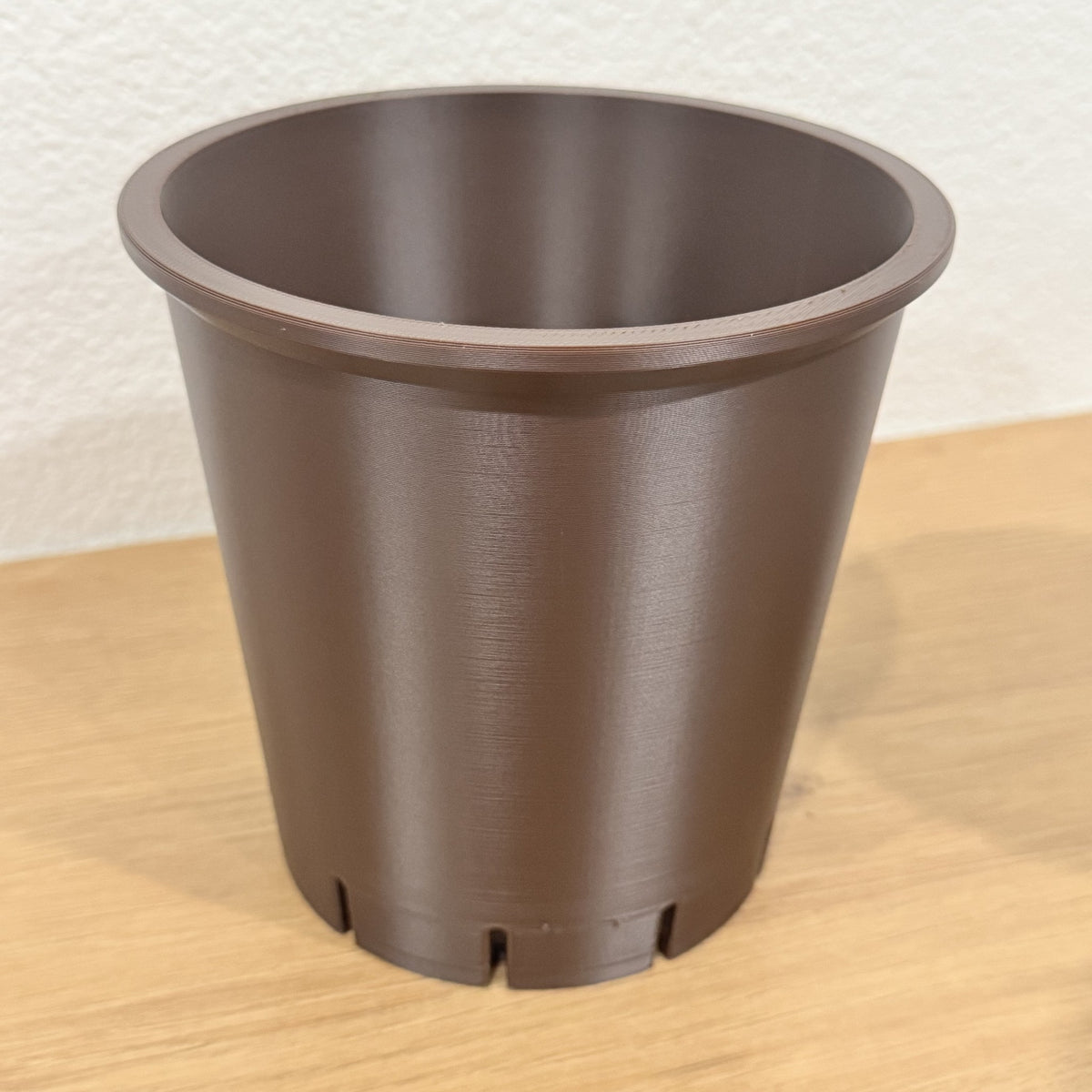 Brown ModuMoss 6-inch anchor pot